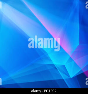 Abstract Blue-Purple morbido sfondo geometrica Foto Stock