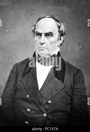 DANIEL WEBSTER (1782-1852), uomo politico americano e due volte il segretario di Stato americano Foto Stock