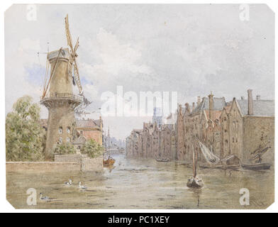 35 Franz Alt Kanal a Rotterdam Foto Stock