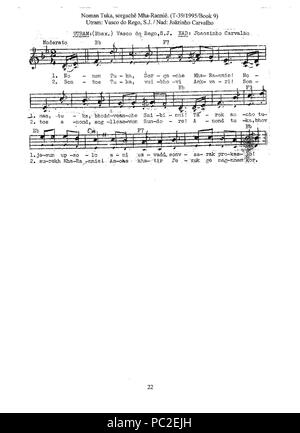 448 Noman Tuka, sorgache Mha-Rannie. J Carvalho Foto Stock