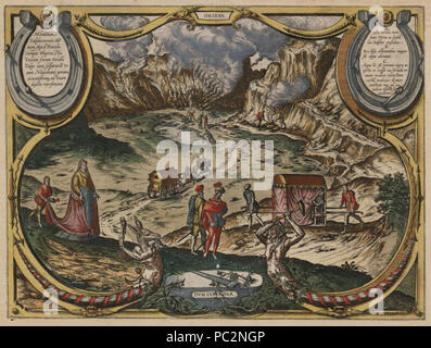 Abraham Ortelius - Solfatara. Foto Stock