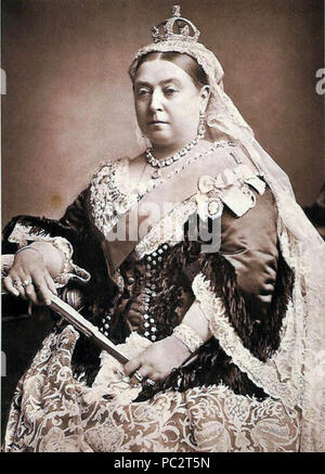 75 Queen Victoria - Giubileo d oro -3a ritagliato Foto Stock