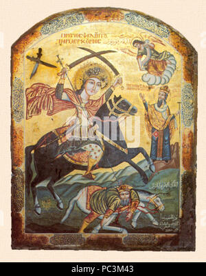 537 San Mercurius uccidendo Iulian Foto Stock