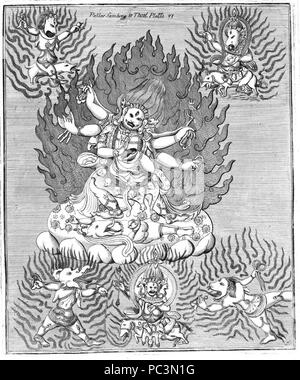 540 Sammlungen historischer Nachrichten über die mongolischen Völkerschaften - Yamantaka Foto Stock