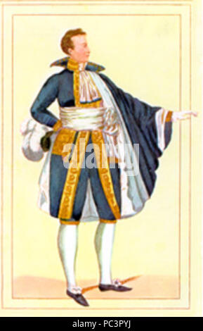 551 Costume de sénateur (Premier Impero) Foto Stock