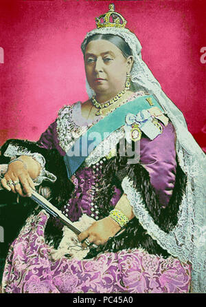 75 Queen Victoria Giubileo d oro Foto Stock