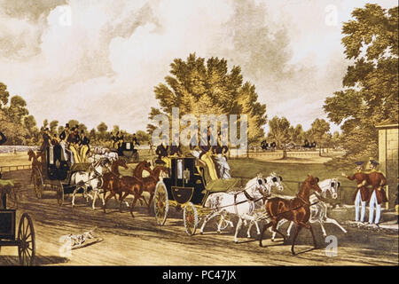 595 i quattro-in-canto Club - Hyde Park - James Pollard Foto Stock