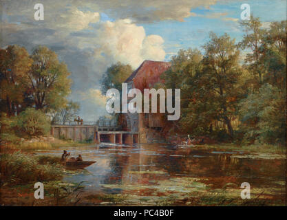 AF Vollmer - An der Wohldorfer Mühle. Foto Stock