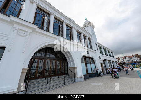 Città spagnola, Whitley Bay, a nord-est dell' Inghilterra Foto Stock