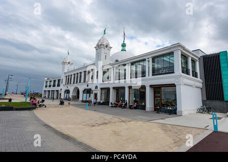 Città spagnola, Whitley Bay, a nord-est dell' Inghilterra Foto Stock
