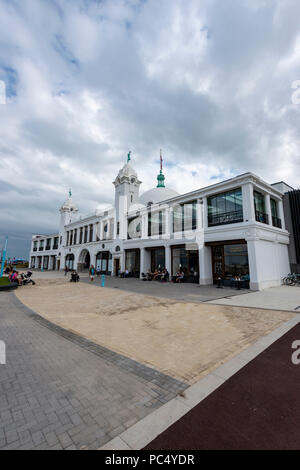 Città spagnola, Whitley Bay, a nord-est dell' Inghilterra Foto Stock