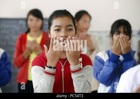 Centro per la minoranza etnica ragazza gestito dalle Suore Francescane Missionarie di Maria. | Utilizzo di tutto il mondo Foto Stock