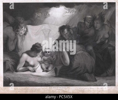 13 Benjamin Smith - Il neonato Shakespeare frequentato da natura e le passioni Foto Stock