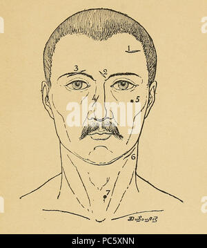 14 Bertillon - Identificazione anthropométrique (1893) 359 Foto Stock