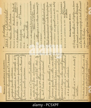 14 Bertillon - Identificazione anthropométrique (1893) 368 Foto Stock