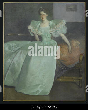 16 Brooklyn Museum - Miss Helen Manice (più tardi la Signora Henry M. Alexander) - John White Alexander - generale Foto Stock