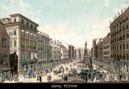 17 Carl-Schütz.-Am-Graben-1781 Foto Stock