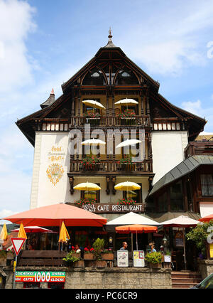 Giugno 17, 2018 - Triberg, Germania - una scena di Triberg, Germania. Triberg im Schwarzwald è una città nel Baden-WÃ¼rttemberg, Germania, situato nel quartiere Schwarzwald-Baar nella Foresta Nera. (Credito Immagine: © Leigh Taylor via ZUMA filo) Foto Stock