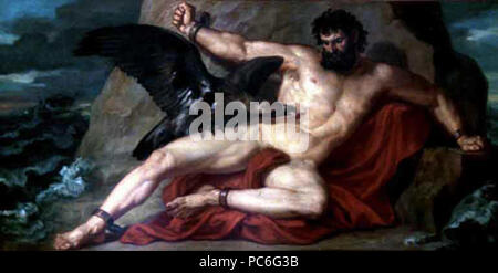 40 Griepenkerl, Prometeo Incatenato Foto Stock