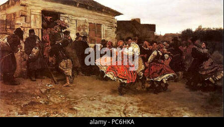 51 Jozef Chelmonski un Oberek 1878 Foto Stock