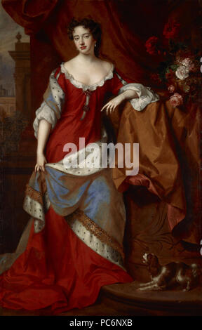 94 Willem Wissing e Jan van der Vaardt - Queen Anne, quando la principessa di Danimarca, 1665 - 1714 - Foto Stock