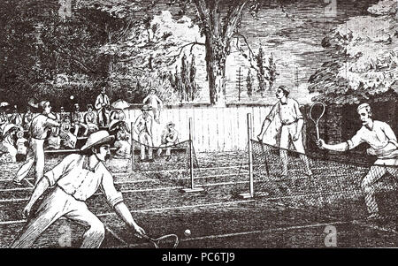 611 Toronto torneo di tennis (1881) Foto Stock