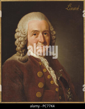 Alexander Roslin:Carl von Linné, 1707-1778. Grh 1053 17 Carl von Linné, 1707-1778, botanico, professore (Alexander Roslin) - Nationalmuseum - 15723 Foto Stock