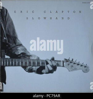 Eric Clapton - Slowhand - Vintage vinile copertina album Foto Stock