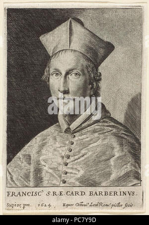 460 Ottavio Leoni - Il Cardinale Francesco Barberini Foto Stock