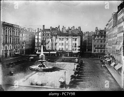 39 Grands Travaux d'urbanisme du Secondo Impero ; élargissement du débouché de la rue Saint-Pierre Foto Stock