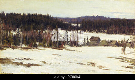 KONICA MINOLTA FOTOCAMERE DIGITALI 677 Каринская. Зима на Лумбе Foto Stock