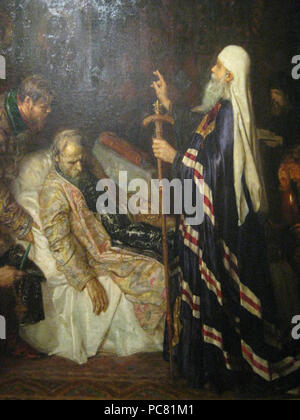 302 Ivan IV di diventare monaco prima della morte di P. Geller dettaglio01 Foto Stock