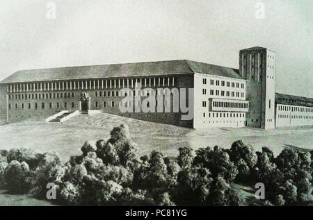 28 Adolf-Hitler-Schule Hesselberg Foto Stock