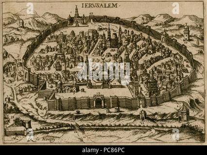 315 Gerusalemme - Beauvau Henri De - 1615 Foto Stock