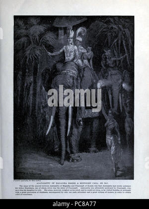 31 Ajatashatru di Magadha fa una chiamata di mezzanotte Foto Stock