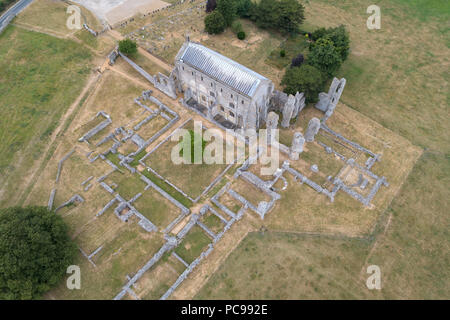 Binham Priory in Norfolk, Regno Unito Foto Stock