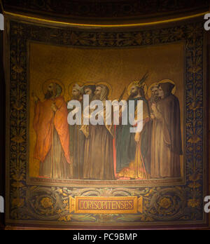 75 processione des saints de Bretagne - diocèse de Cornouaille, cathédrale Saint Pierre, Rennes, Francia Foto Stock