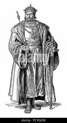 92 Walery Eljasz-Radzikowski, Zygmunt I Stary Foto Stock