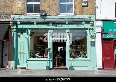 Edè, cafe ristorante Stoke Newington Church Street, London Borough of Hackney, Londra Inghilterra Gran Bretagna REGNO UNITO Foto Stock