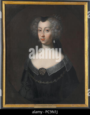 61 Maria Eleonora, 1599-1655, drottning av Sverige, prinsessa av Brandenburg (David von Krafft) - Nationalmuseum - 111553 Foto Stock