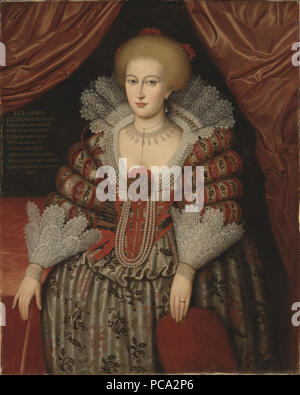 1 Maria Eleonora (1599-1655), la Principessa di Brandeburgo, Regina di Svezia - Nationalmuseum - 35091 Foto Stock