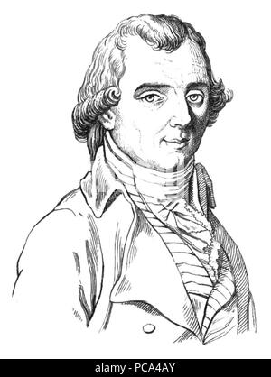 . Heinrich Wilhelm Matthäus Olbers (Ottobre 11, 1758 - Marzo 2, 1840) è stato un astronomo tedesco, medico e fisico. 270 Heinrich Wilhelm Olbers Foto Stock