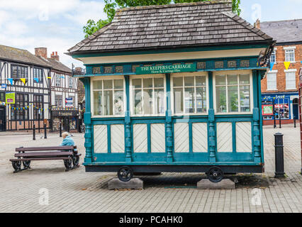 I semiconi carrello,Piazza del Mercato,Ripon,North Yorkshire, Inghilterra, Regno Unito Foto Stock