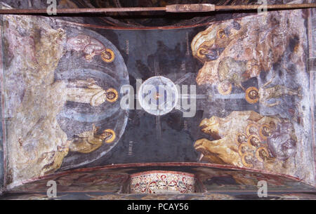 47 dipinti nella chiesa della Theotokos Peribleptos di Ohrid 0275 Foto Stock