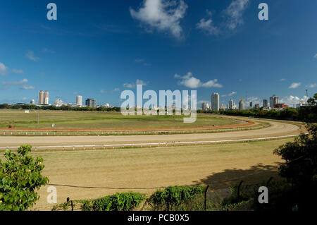 Vista di Mahalakshmi race course Mumbai, India. Foto Stock