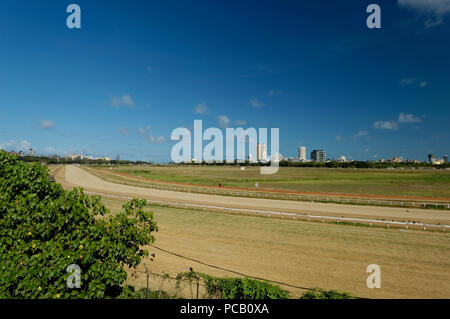 Vista di Mahalakshmi race course Mumbai, India. Foto Stock