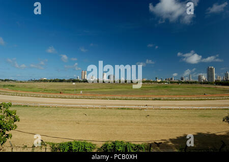 Vista di Mahalakshmi race course Mumbai, India. Foto Stock