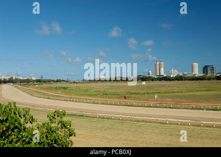 Vista di Mahalakshmi race course Mumbai, India. Foto Stock