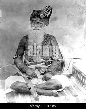 Alcalino warrior 1860 Punjab. Foto Stock