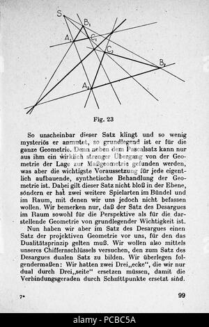 60 Vom Punkt zur Vierten Dimension Seite 099 Foto Stock